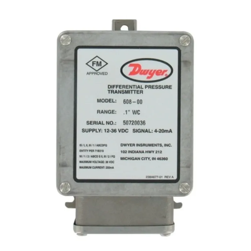 Cảm Biến Chênh Áp Suất An Toàn Nội Tại Series 608